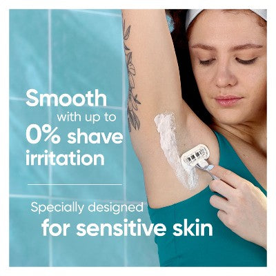 Venus Deluxe Smooth Sensitive Women & Razor Blade Refills 4ct - Imperfect Box