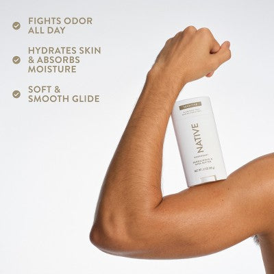 Native Sensitive Men's Deodorant Sandalwood & Shea Butter 3.1 oz - New