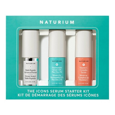 Naturium Icons Serums Starter Gift Set 3ct - Imperfect Box
