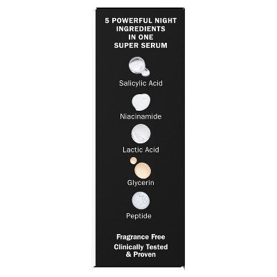 Olay Super Face Night Serum with Vitamin C 1 fl oz - Imperfect Box