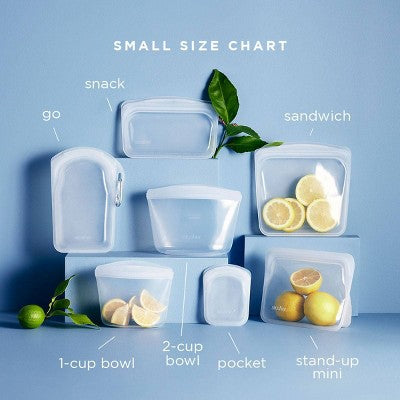 Stasher Reusable Silicone Travel Accessories Bag Set 2pk - Imperfect Box