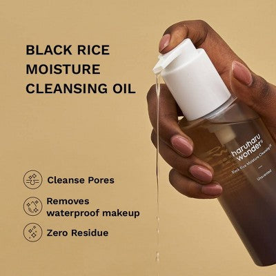 haruharu wonder Black Rice Moisture Cleansing Oil 5.1 fl oz - Imperfect Box