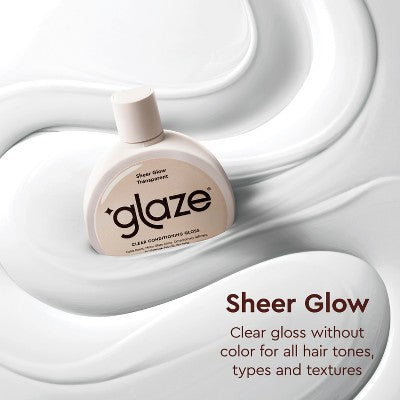 Glaze SuperGloss Color Conditioning Hair Gloss Transparent Sheer Glow for all hair types 6.4 fl oz - New