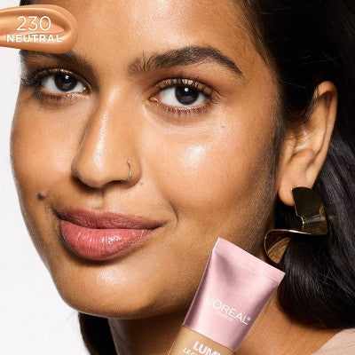 L'Oreal Paris Lumi Le Glow Tint Liquid Skin Tint 230 Neutral 0.84 fl oz - Imperfect Container