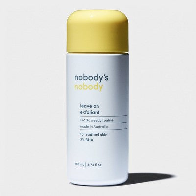 nobody's nobody Leave on Exfoliant 4.73 fl oz - Imperfect Container