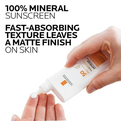 La Roche Posay Anthelios Ultra-Light Fluid Mineral Face Sunscreen SPF 50 1.7 fl oz - Imperfect Box