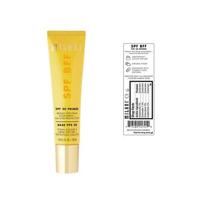 Milani Face Primer with SPF 30 BFF 120 1 fl oz - Imperfect Container