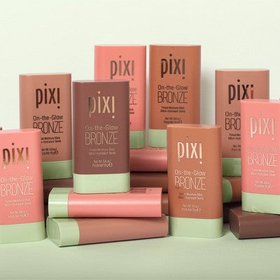 Pixi On The Glow Bronze Tinted Moisturizer Stick Bronzer Warm Glow 0.6oz - Imperfect Box