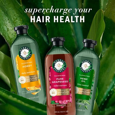 Herbal Essences Grape Seed Shampoo Color Protection and Hair Nourishment 13.5 fl oz - Imperfect Container