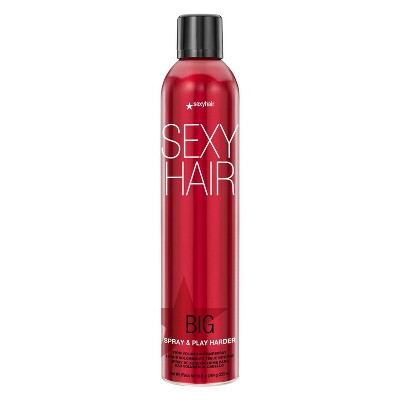 Sexy Hair Spray and Play Harder Hairspray 10oz - Imperfect Container
