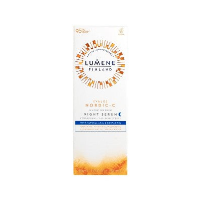 Lumene Valo Glow Renew Night Serum with Vitamin C 1 fl oz - New