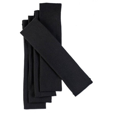 Scunci by Conair No Damage Stretch Fabric Headbands Black  5pcs - New