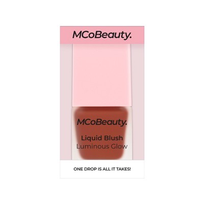 MCoBeauty Liquid Blush Luminous Glow Bella Vita/Dusty Rose 0.5 fl oz - New