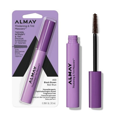 Almay Thickening & Tint Mascara 403 Black Brown 0.28 fl oz - New