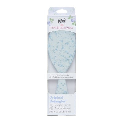 Wet Brush x LoveShackFancy Original Detangler Hair Brush English Ivy Blue - Imperfect Box