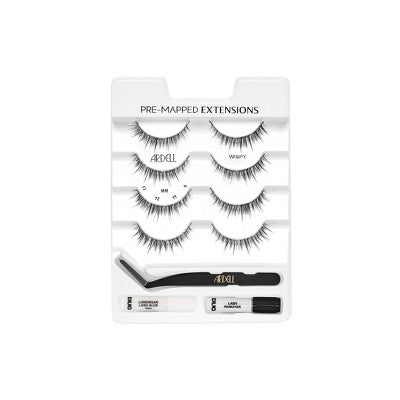Ardell Pre-Mapped Extensions Wispy False Eyelashes 4ct - Imperfect Box