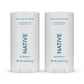 Native Twin Pack Deodorant Sea Salt & Cedar 4.6oz/2ct - New
