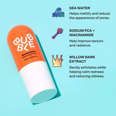 Bubble Skincare Bounce Back Balancing Toner Mist 1.8 fl oz - Imperfect Box