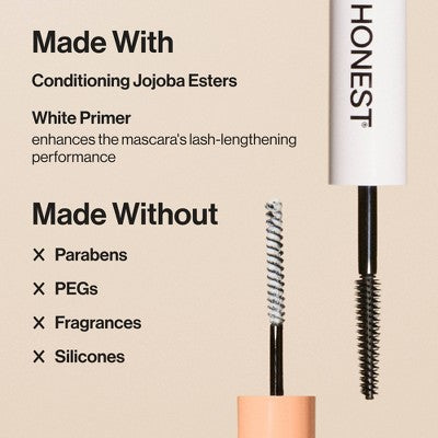 Honest Beauty Extreme Length Mascara + Lash Primer 0.81 fl oz/3pk - Imperfect Box