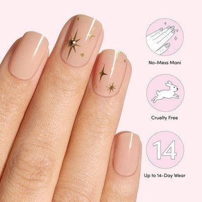 Dashing Diva Glaze Semi-Cured Gel Nail Polish Strips Magnificence 32ct - Imperfect Box