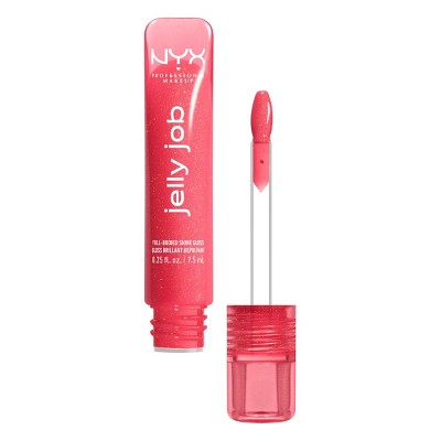 NYX Professional Makeup Jelly Job Peptide Lip Gloss 08 Jelly Kiss'd 0.25 fl oz - New