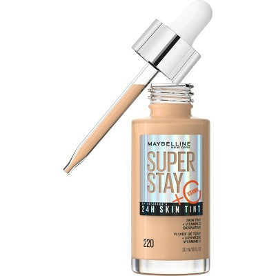 Maybelline Super Stay 24HR Skin Tint Foundation Serum with Vitamin C 220 1 fl oz - Imperfect Container