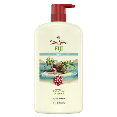 Old Spice Men's Body Wash Fresh/Tropical Scent 30 fl oz - Imperfect Container