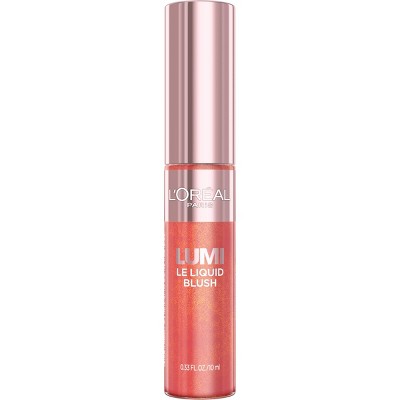 L'Oreal Paris True Match Lumi Le Liquid Blush for Cheeks Glowy Gold Pink 0.33 fl oz - Imperfect Container