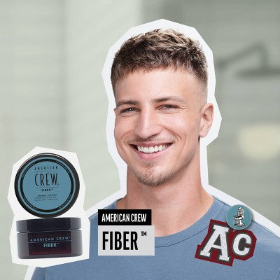 American Crew Men's High Hold and Low Shine Hair Fiber 3oz - Imperfect Container