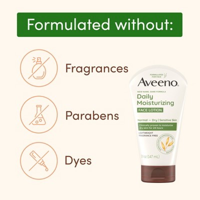Aveeno Daily Moisturizing Prebiotic Oat Face Cream 5fl oz - New