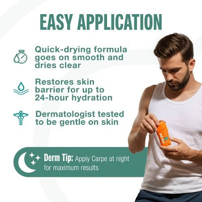 Carpe Men's 100HR Sweat & Odor Control Antiperspirant Deodorant Aloe & Eucalyptus 1.76oz - Imperfect Container