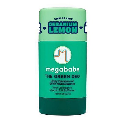 Megababe The Green Deo Daily Solid Deodorant with Antioxidants 2.6oz - New