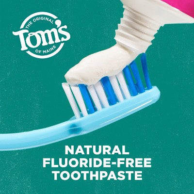 Tom's of Maine Antiplaque and Whitening Natural Toothpaste Peppermint 4.5oz/3pk - Imperfect Box