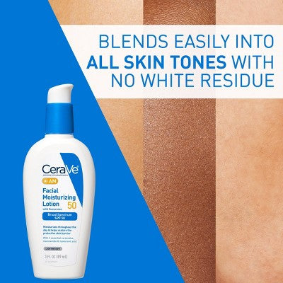 CeraVe Facial Moisturizing Lotion AM SPF50 3 fl oz - Imperfect Box