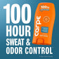 Carpe Men's 100HR Sweat & Odor Control Antiperspirant Deodorant Mountain Breeze 1.76oz - Imperfect Container