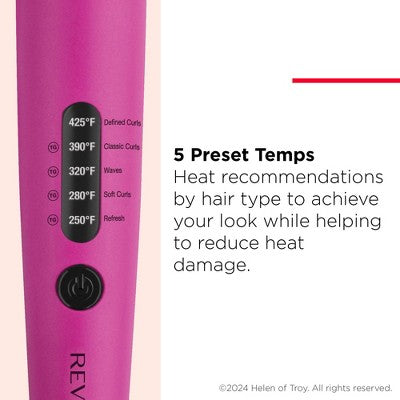 Revlon Easy Heat Precision Hair Curling Iron 1" - Imperfect Box