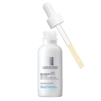 La Roche Posay Dark Spot Corrector, Glycolic B5 Face Serum & Anti Aging Serum 1oz - Imperfect Box