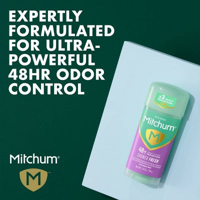 Mitchum Triple Odor Defense Gel Deodorant Shower Fresh  3.4oz/2pk - New
