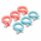 Conair Heatless Spiral Rollers Coral & Teal 18pcs - Imperfect Box
