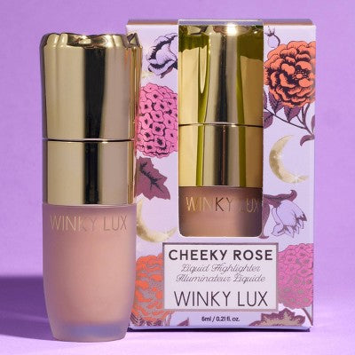 Winky Lux Cheeky Rose Liquid Highlighter Moonlight 0.21 fl oz - Imperfect Box