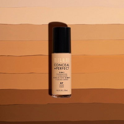 Milani Conceal + Perfect 2-in-1 Foundation + Concealer 06A Deep Beige 1 fl oz - Imperfect Container