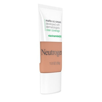 Neutrogena Clear Coverage Flawless Matte Color Correcting Cream 5.0 Fawn - New