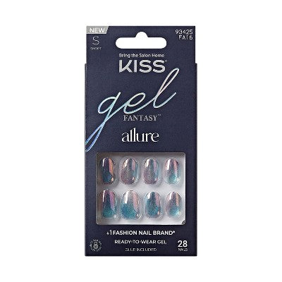 KISS Products Gel Fantasy Allure Fake Nails Change Chance 31ct - Imperfect Box
