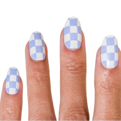 Chillhouse Chill Tips Fake Nails Design Studio Checked Out 24ct - Imperfect Box