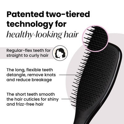 Tangle Teezer Ultimate Detangler Hair Brush Black - Imperfect Box