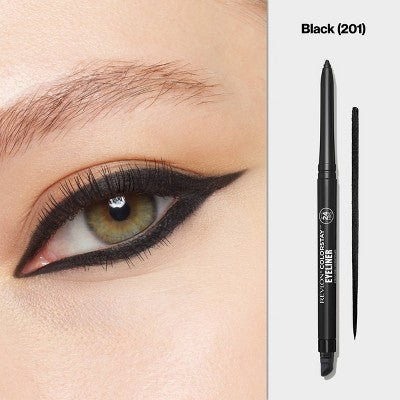 Revlon Colorstay Waterproof Eyeliner Built-in Smudger 201 Black 0.01oz/2ct - New