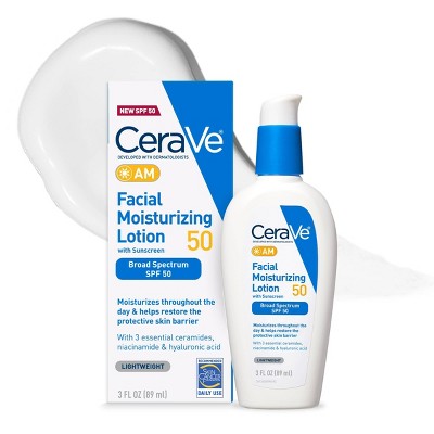 CeraVe Facial Moisturizing Lotion AM SPF50 3 fl oz - Imperfect Box