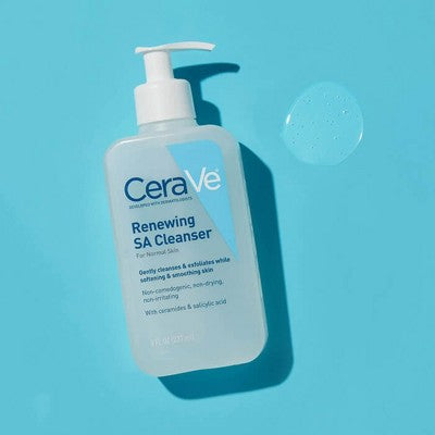 CeraVe SA Face Wash Salicylic Acid Cleanser 8 fl oz - Imperfect Container