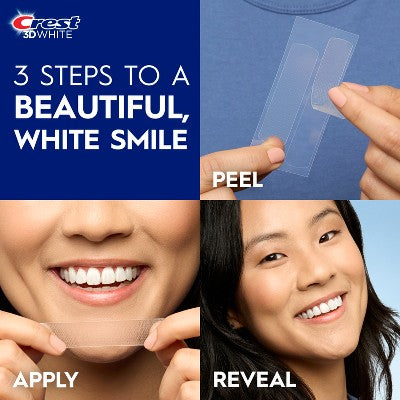 Crest 3D Whitestrips Sensitive White Kit 14 Treatments - Imperfect Box