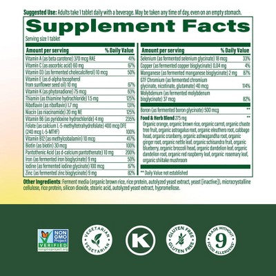 MegaFood One Daily Women's Multivitamin With Iron 30ct - New